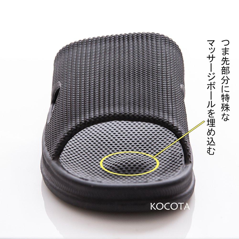 KOCOTA Antibacterial and L Odor-Resistant Slippers/Sandals, Ultra-Lightweight, Non-Slip, Unisex, Blue,