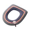 Thickened Washable Toilet Seat Cover Home Use Four Comfortable Soft Pad With Handle Design