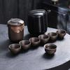 Purple Sand Travel Express Cup Outdoor Tea Set Portable Storage Bag One Pot Seven Cup Tourism Tea Making Tool