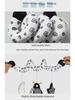 Подвесная игрушка для кроватки и коляски Aipinqi Black & White Animal с колокольчиком