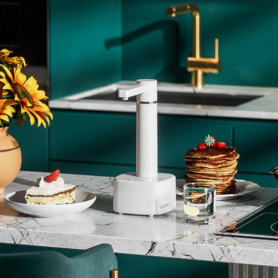 Автоматический водяной насос, 3 режима, низкий уровень шума, удобный вращающийся на 360 градусов аккумуляторный универсальный диспенсер для кувшина для воды