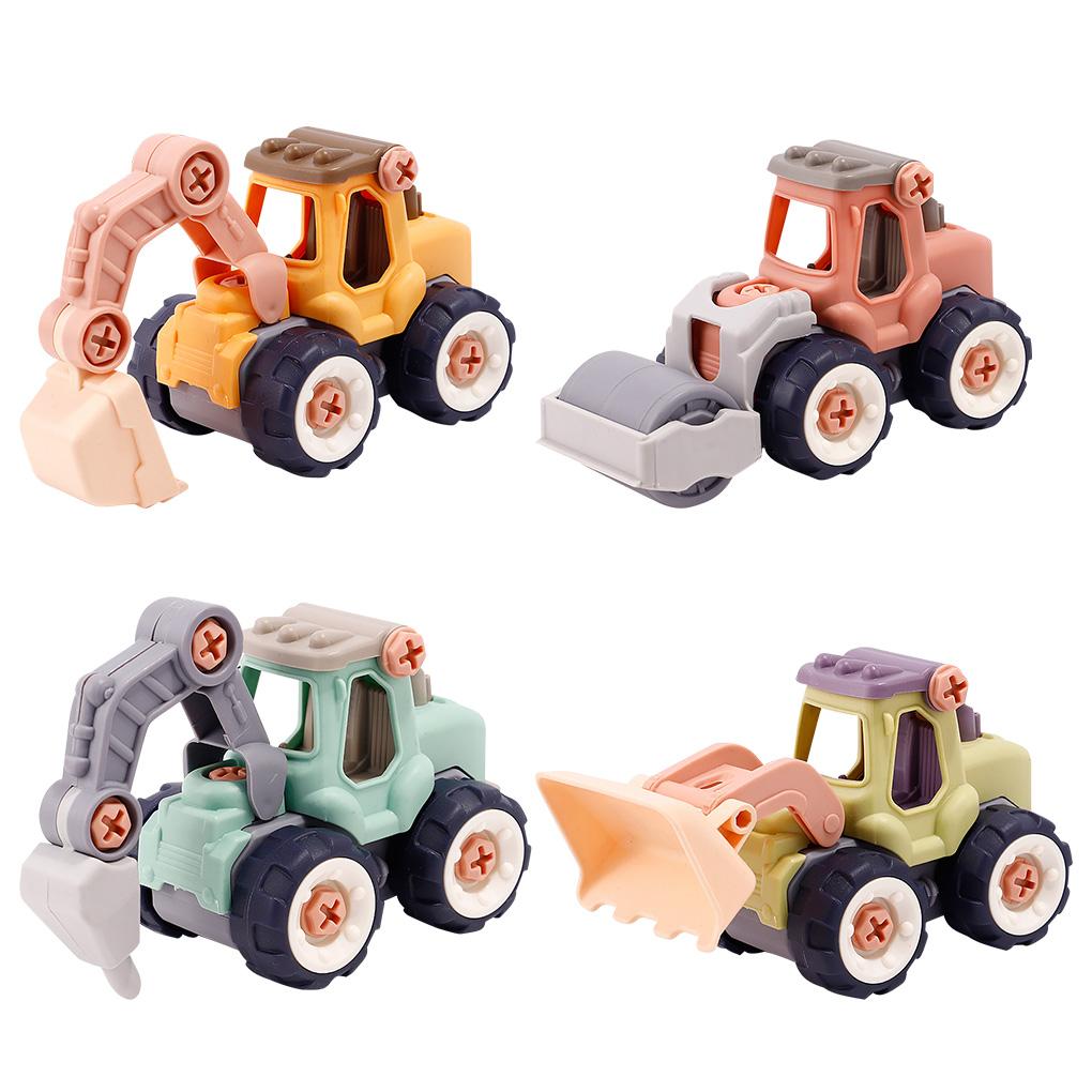 Simulation Kids Engineering Construction Vehicles Farm Toy Truck Model Small Kindergarten Learning Play Boys Gift Indoor