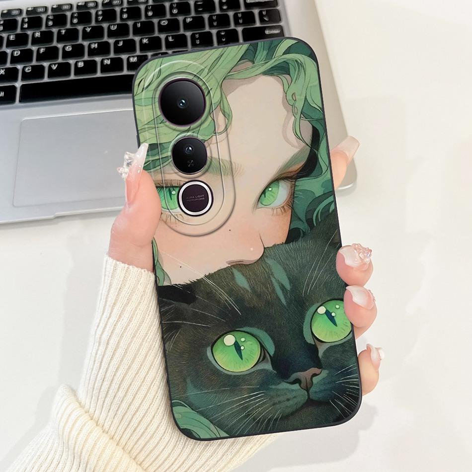For Vivo V50 Lite Elegant Butterfly Floral Printed Phone Case For Vivo V50 V 50 V50lite Soft Silicone Shockproof Cases Bumpers