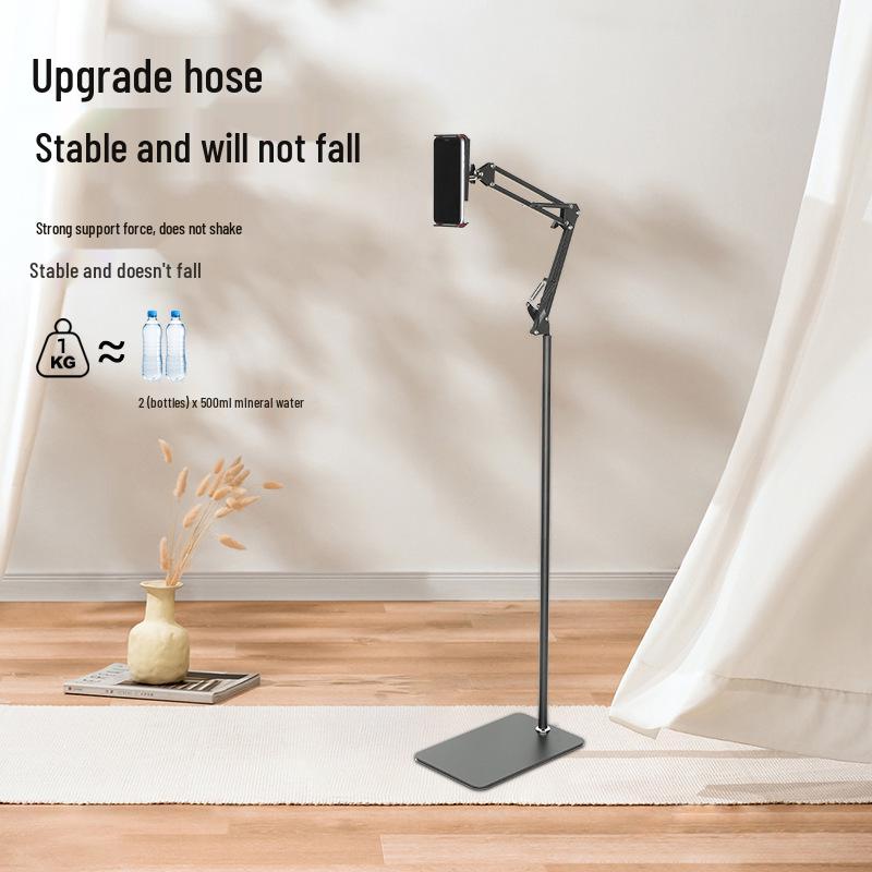 Adjustable Cantilever Mobile Holder: Portable Bedside & Floor Stand for Phones & Tablets