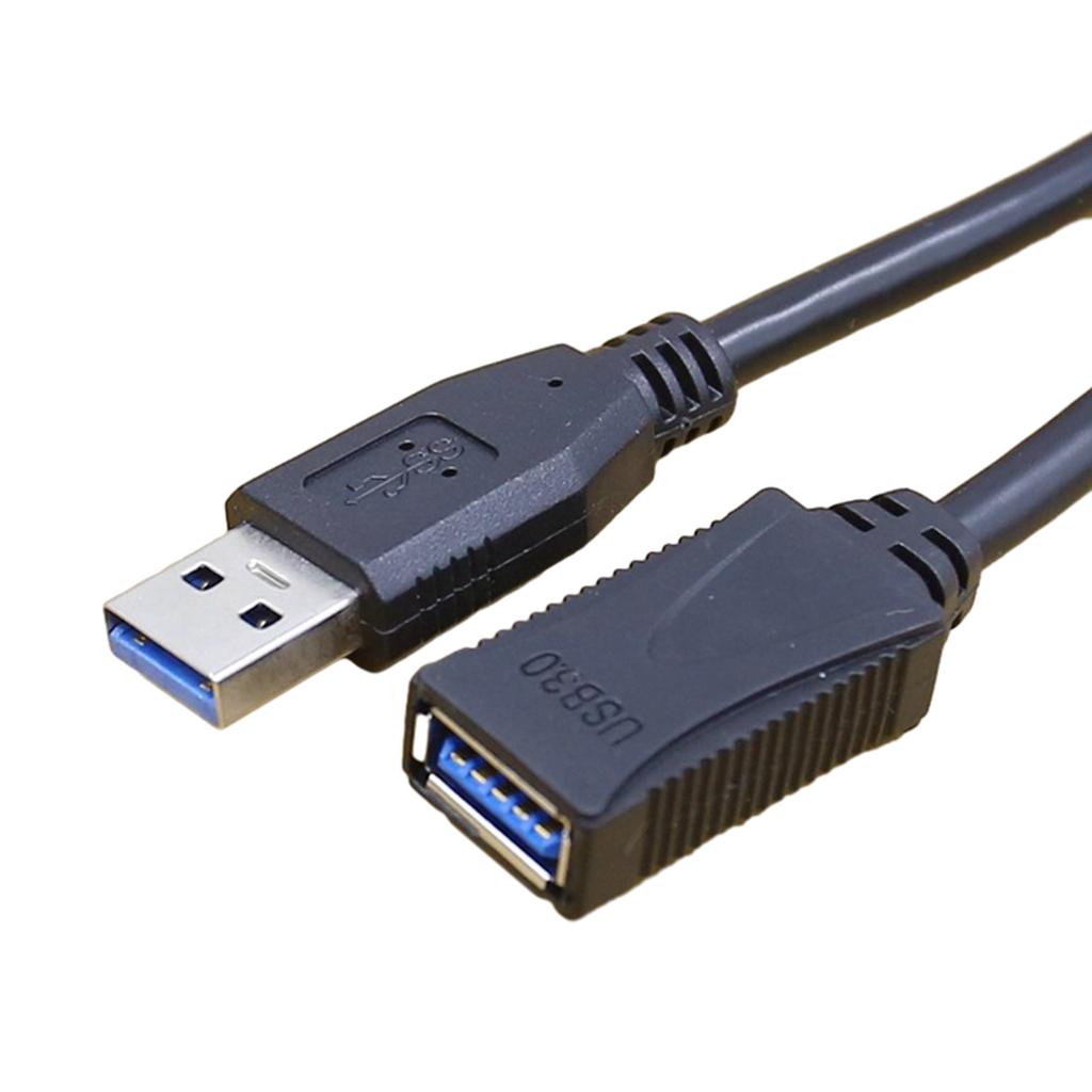 Удлинительный кабель USB3.0 с поддержкой передачи данных со скоростью 5 Гбит/с, удлинительный кабель с разъемами «папа-мама», линия передачи данных, синий/черный