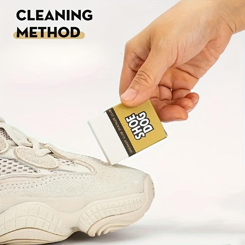 Nubuck Eraser Set - Sneaker Cleaning Block for Brushed, Velvet, Nubuck and Sheepskin Shoes Shoe Care Cleaner, Gently Cleans Delicate Surfaces