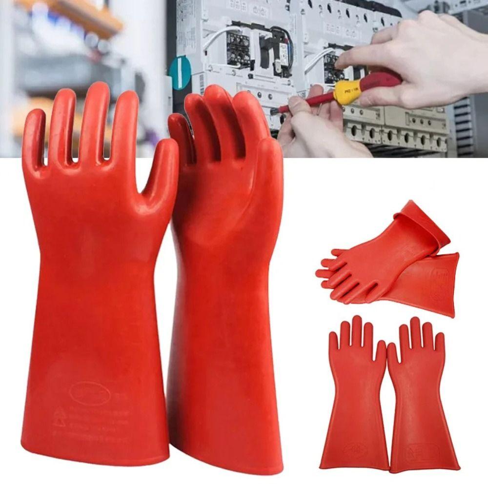 1 Pair Anti-electricity Protect Anti-Electricity Gloves Breathable Work Gloves  Electrical