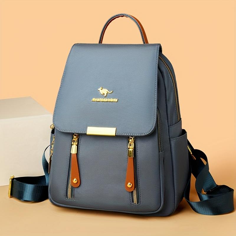 Стильный Универсальный Женский Рюкзак Многокарманная Сумка для Ноутбука с Верхней Ручкой Идеально Подходит для Школы, Путешествий и Повседневного Использования