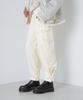 AVIREX BOYFRIEND CARGO VELOUR PANTS S ivory 783-4210601