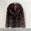 Sable High-end Retro Mink Fur Jacket Texture Autumn and Winter Thickened Warm Fashion Faux Fur Jacket