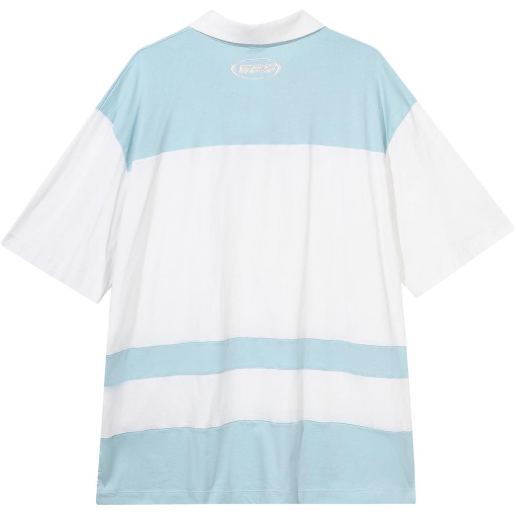 Nike Sportswear Retro American Collar Contrast Short Sleeve T-Shirt Men Tops Summit-White FN3694-124