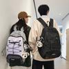 Men's Large Capacity Backpack Women's Lightweight School Bag Student Commuter Backpack