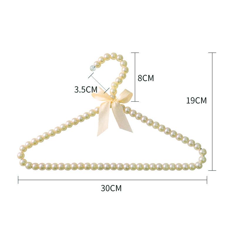 1/2 шт. вешалки для одежды с жемчужными бусинами, элегантная вешалка для свадебных платьев и брюк, органайзер для хранения пальто в шкафу, стандартные вешалки