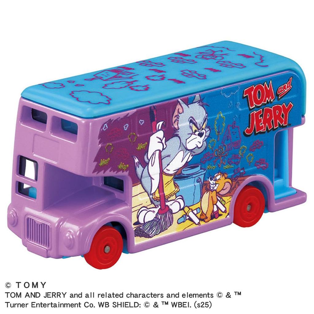 TAKARA TOMY Dream Tomica SP Автобус Тома и Джерри в обертке (фиолетовый) Игрушечная машинка-миниатюра для детей от 3 лет и старше