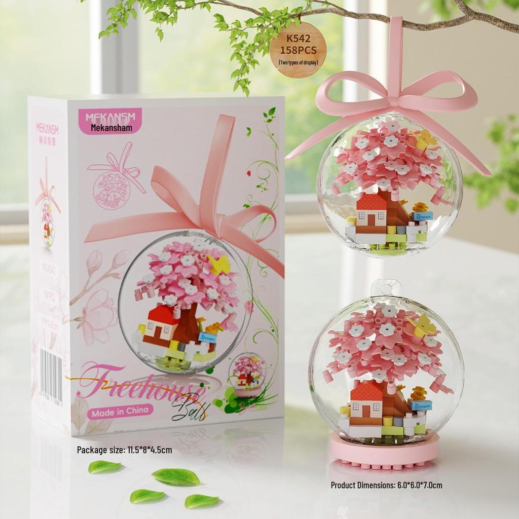 Building Blocks Flower Toys: Interactive Educational Gifts for Girls and Babies - Popular Festival Item and Internet Sensation.
