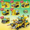 461pcs 6in1 City Engineering Drill Truck Model Building Blocks Bulldozer Crane Car Brick Set Children Construction Toy