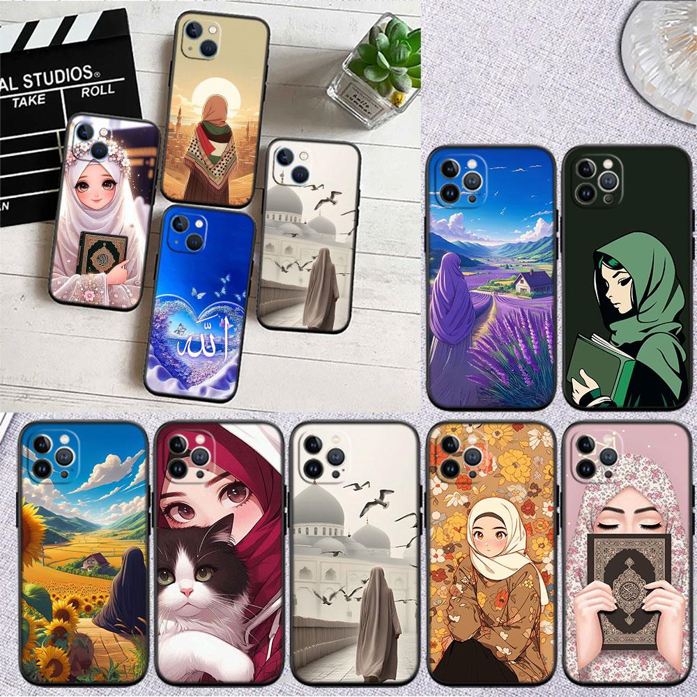 PP40 Исламский мусульманский чехол-хиджаб для телефона для OPPO A40 A60 A80 A15 A16 A16K A12 A17 A17K A54 A54S A53 A53S A55 A56 A57 A98 F23