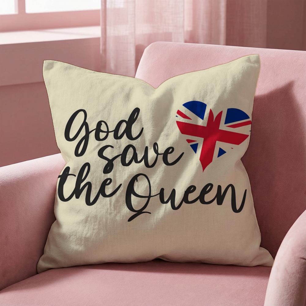 Бренд S-Save the Queen Наволочка-подушка для разных случаев для дома и автомобиля - Двусторонняя, Мягкая и прочная для ежедневного использования