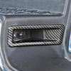 For Dodge RAM 1500 2019-2024 Carbon Car Rear License Plate Lamp Light Cover Trim