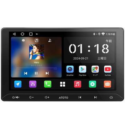 ATOTOZONE A5L Android Дисплей Аудио Android Тетеринг Автомагнитола Android Auto CarPlay Видео GPS Слежение Камера заднего вида Управление с руля [10,1-дюймовый]