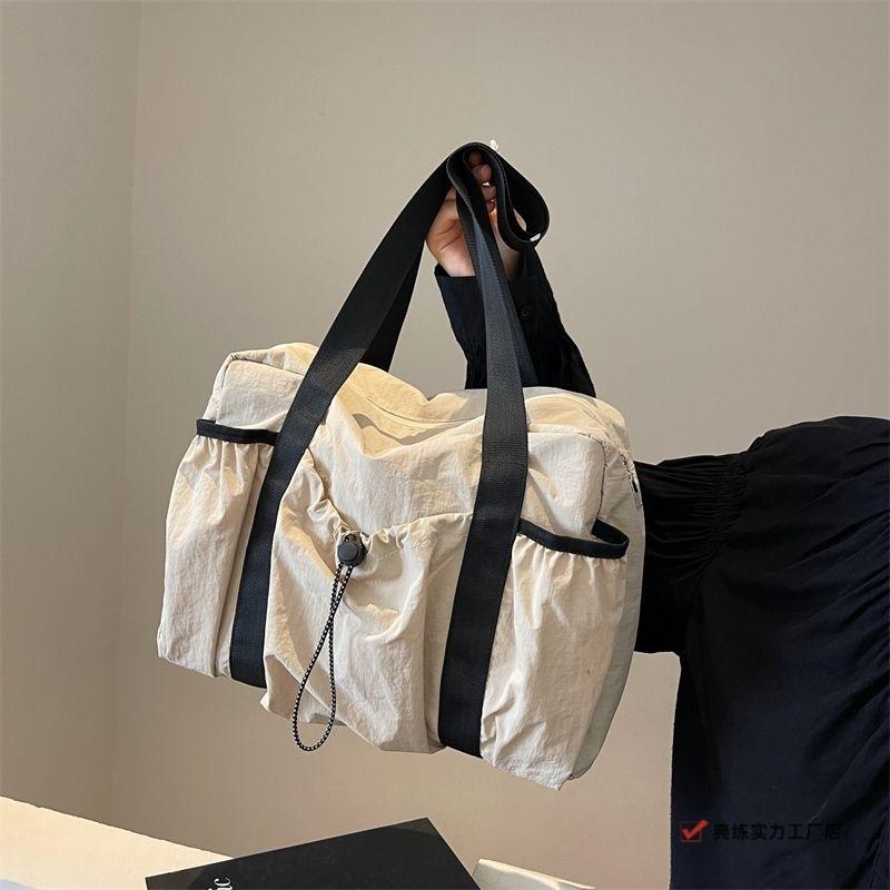 New Korean Version of Large-capacity Travel Bag Simple Casual Shoulder Handbag Trendy Cool Going Out Commuter Backpack Women