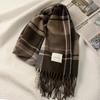 Plaid Scarf Winter Girls New Autumn and Winter Boyfriend Scarf Shawl Dual-purpose High-end Scarf Boys