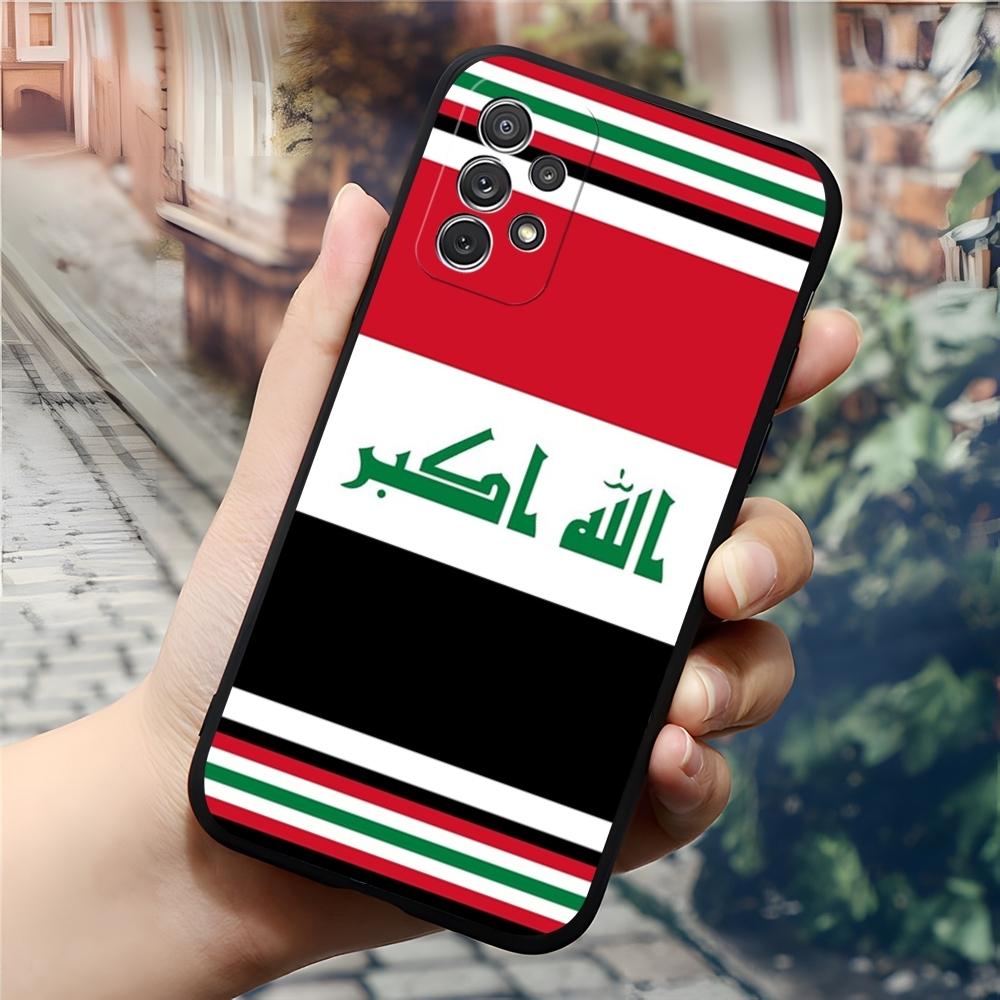 Iraqi Iraq National Flag Phone Case For Samsung Galaxy S24 S23 S26 S22 S25 S20 A16 S21 Ultra Fe Plus A54 A24 A53 Coque