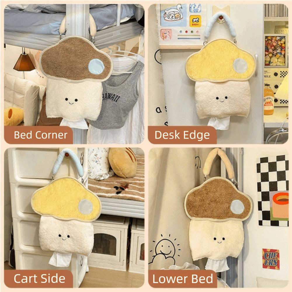 Top Handle Hanging Tissue Bag Cloud-shaped Wall Hanging Napkin Dispenser  Travel