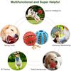 Pet Dog Interactive Toy 7cm Dogs Natural Rubber Ball Leaking Ball Tooth Clean Balls for Dog Cat Chew Toys Accesorios Para Perro