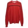 Cashmere Blend Long Sleeve Sweater 46 Red Knit Men's Used