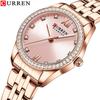 New Top Women's Watch Fashion Diamond Watches Small Light Thin Steel Band Fashion Waterproof Quartz Watches