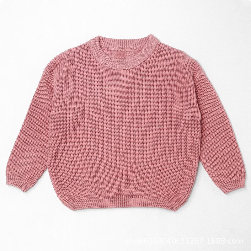 Baby Sweater Autumn/winter Base Long Sleeved Baby Pullover Knitted Sweater