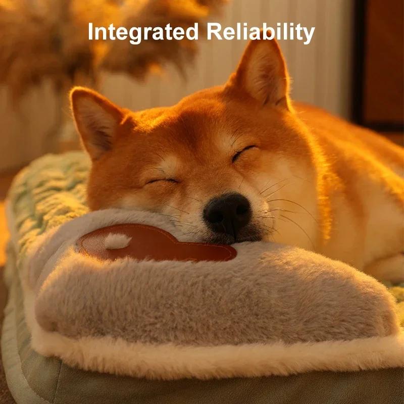 Pet Dog Bed Mat Protect Cervical Spine Detachable Dog House Indoor for Small Medium Large Dogs Bed Comfort Soft Pet Supplies