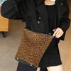 Новая дорогая вместительная сумка-ведро с леопардовым принтом, универсальная сумка-тоут, матовая кожаная сумка через плечо