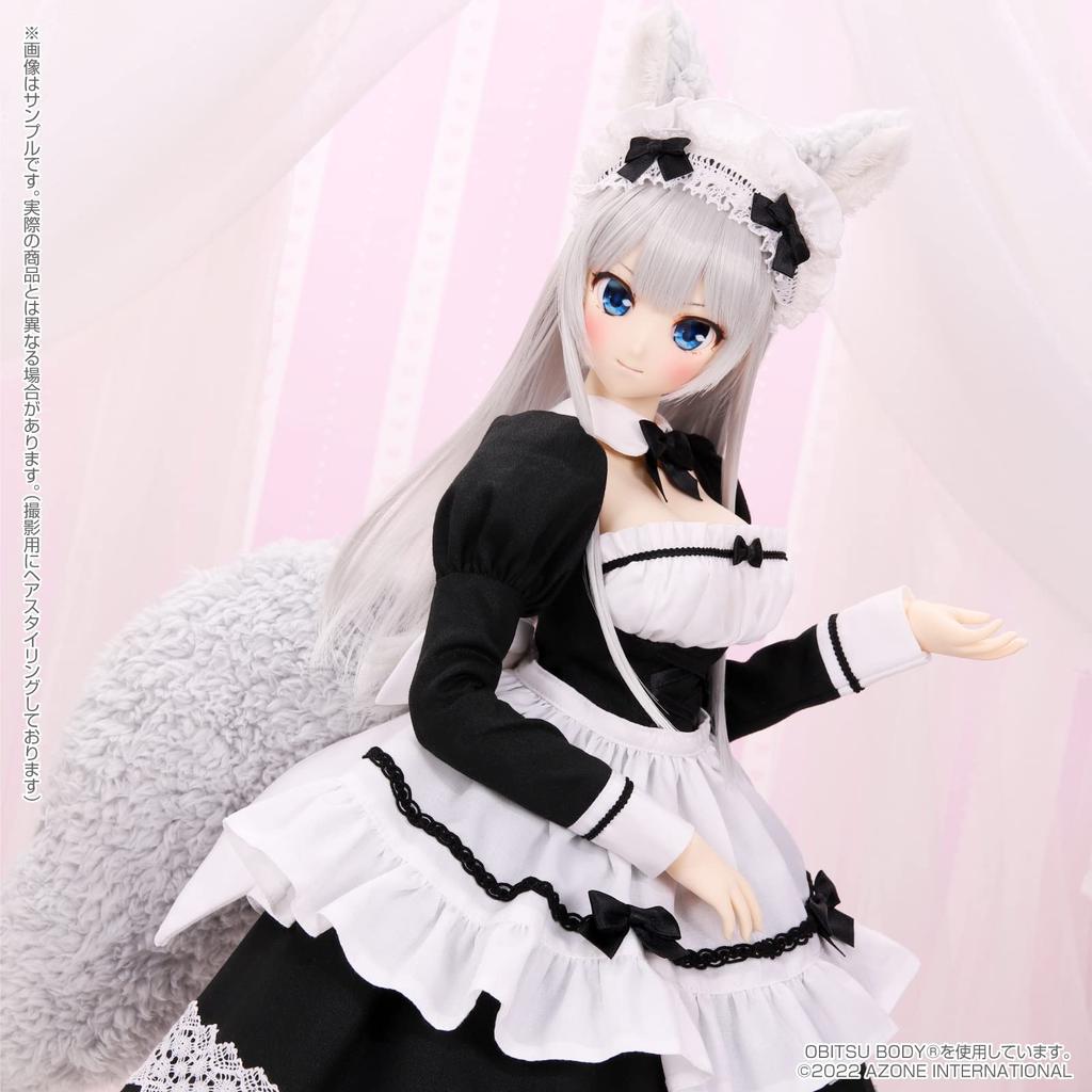 Azone International Iris Collect Layla Добро пожаловать в Mofumofu Обычная волчица-горничная, мягкая виниловая фигурка, коллекционная кукла, масштабная версия Cafe ver. 1/3