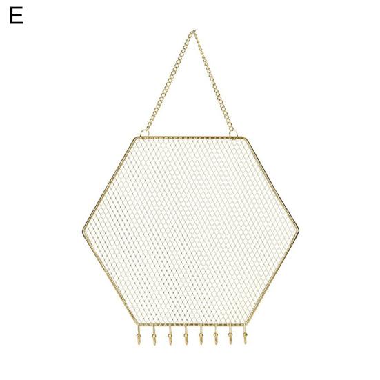 Настенный держатель для сережек, настенный органайзер для ювелирных изделий, простая установка, многоцелевая подвесная стойка для ювелирных изделий с крючками