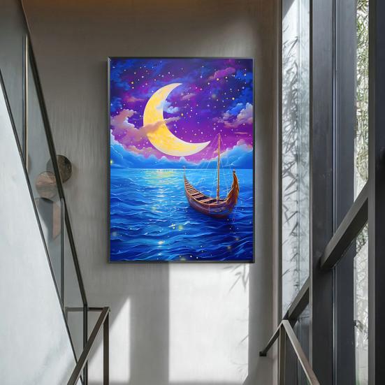 Пейзаж Алмазное искусство DIY снятие стресса повышение навыков яркий цвет украшение дома мозаика Алмазная вышивка