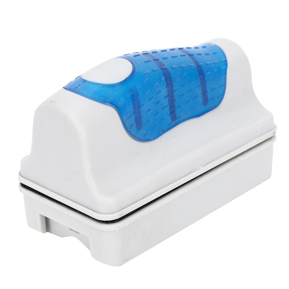 Aquarium Double Sides Magnetic Brush Fish Tank Glass Floating Scraper Cleaning Tool