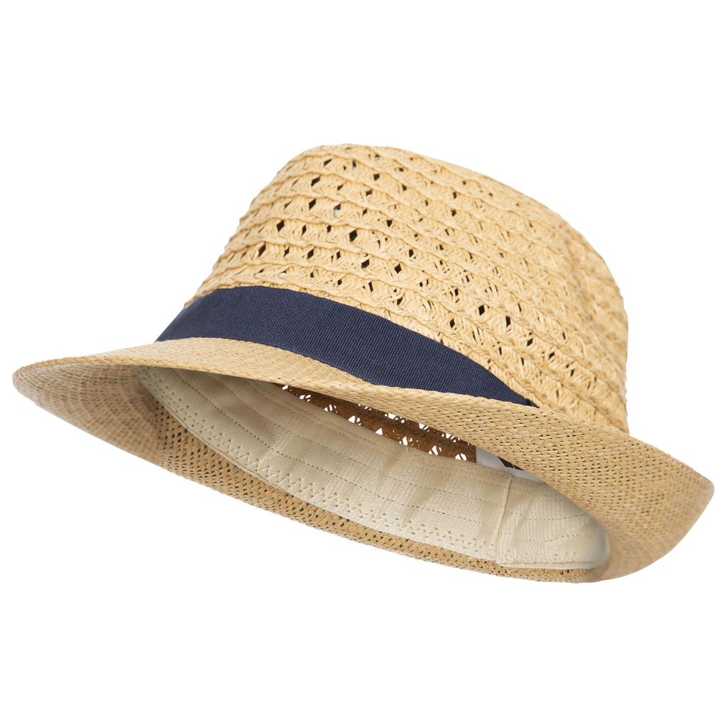 Womens/Ladies Trilby Straw Hat