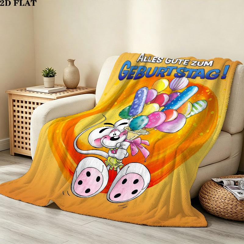 1PC Diddl Blanket, High quality Comfortable for All Seasons, Home Decor, Warmth and Comfort