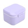 Portable Denture Retainer Soaking Case Multi-Purpose Mouthguards Braces Storage Box Nail Drill Tool Organizer