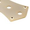 Musiclily Pro Steel JB Jazz Bass Control Plate for Jazz Bass and Electric Basses, Gold