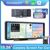 10,26-дюймовый портативный беспроводной экран Carplay HD камера заднего вида автомобильный радиоприемник DVR MP5 BT мультимедийный видеоплеер Android Auto