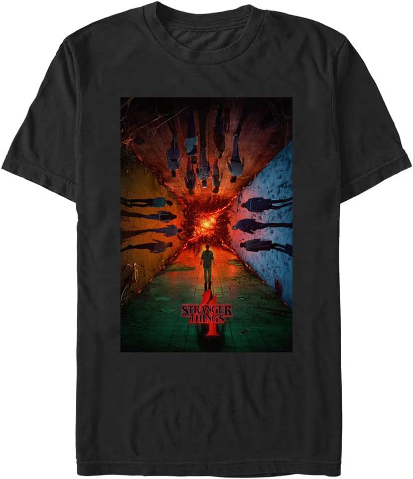 Stranger Things Men's S4 Main Poster T-Shirt