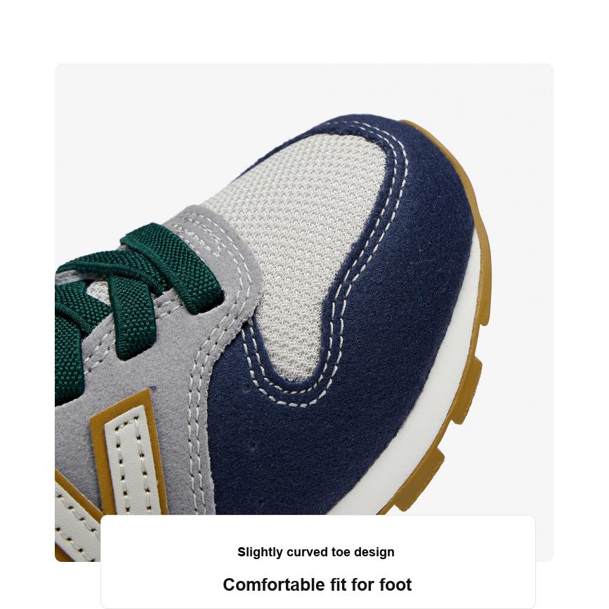New Balance Nb 996 Низкие Кроссовки для Бега Детские Кроссовки Темно-Синий Зеленый YV996JO3