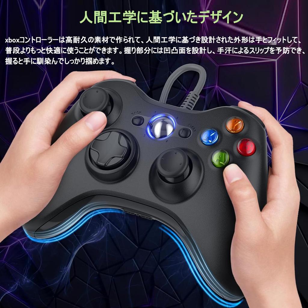 Проводной геймпад Xbox, модернизированный контроллер ENKE Xbox 360, геймпад для ПК, подключение по USB, без задержки, усиленная кнопка, эргономичная двойная вибрация, обновление