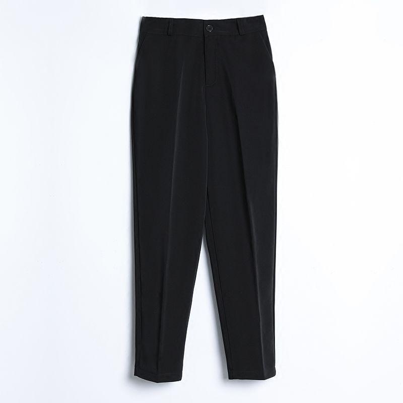 Loose and Comfortable Straight-Leg Nine-point Casual Pants for Spring