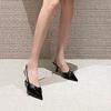 Fashion Sexy Pointed Toe High Heels Women Sandals Summer New Shoes 2025 Slingback Party Slippers Woman Dress Brand Buckle Pumps Mujer