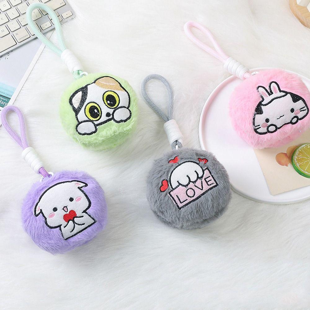 Плюшевая электрическая грелка для рук, подвеска в виде мультяшной сумки, мини-USB-шнурок, обогреватель для женщин и девочек