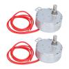 2Pcs Micro Motor CWCCW Direction Synchronous Electric Transmission Parts AC12V 8?10RMIN 4W